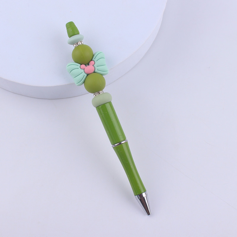 1 Piece Bow Knot Learning Plastic Silica Gel Cute Ballpoint Pen display picture 2