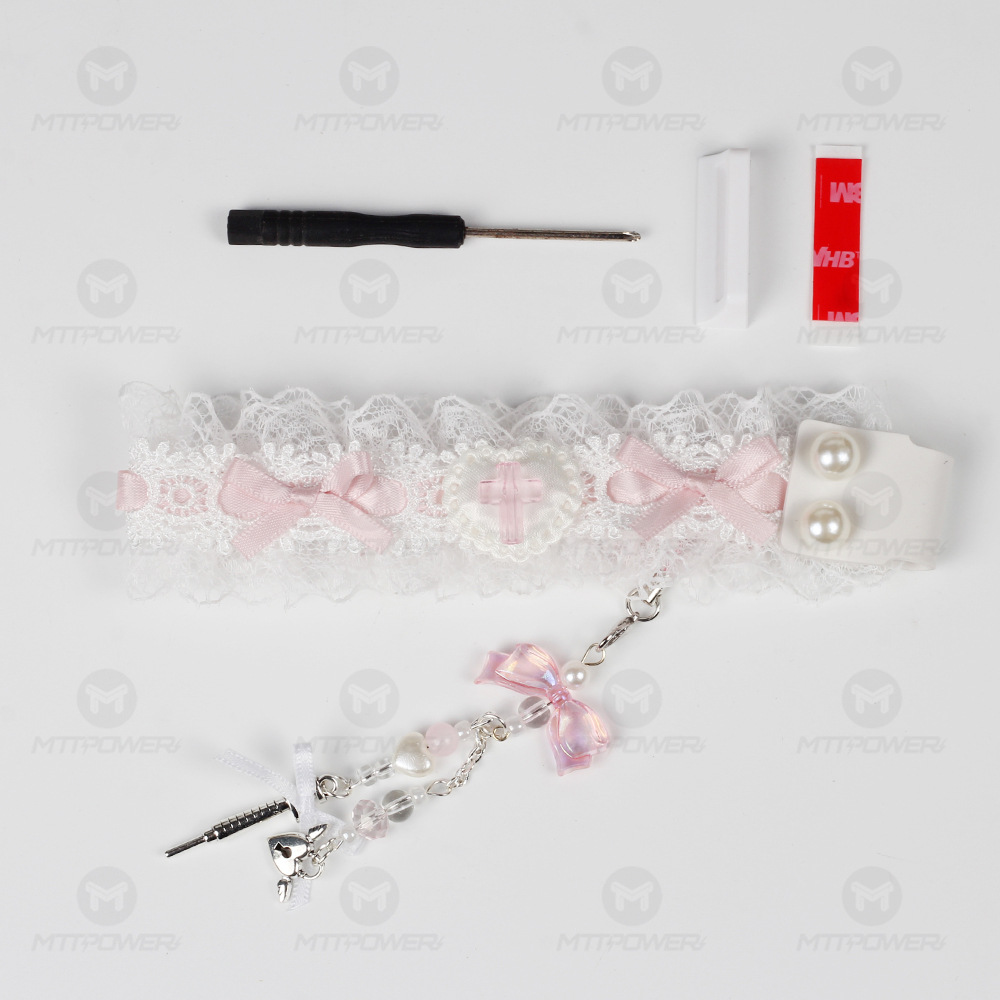 Caballos de teclado de encaje con hebilla teclado decorativo hecho a mano accesorios de teclado wootingATKDIY universal transfronterizo