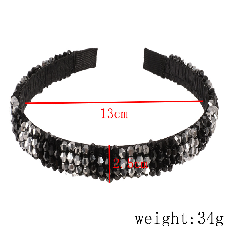 Fashion Water Droplets Artificial Crystal Rhinestones Hair Band 1 Piece display picture 1