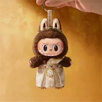 Bubble Mart Таиланд Лабб Эмаль куклы подвески labubu куклы аксессуары плюшевые слепые коробки