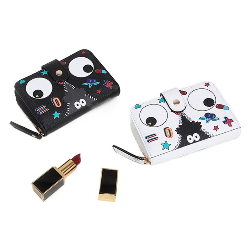OJO THEME2022 nueva moda Larga cartera de las mujeres gran capacidad impreso lindo monedero del embrague