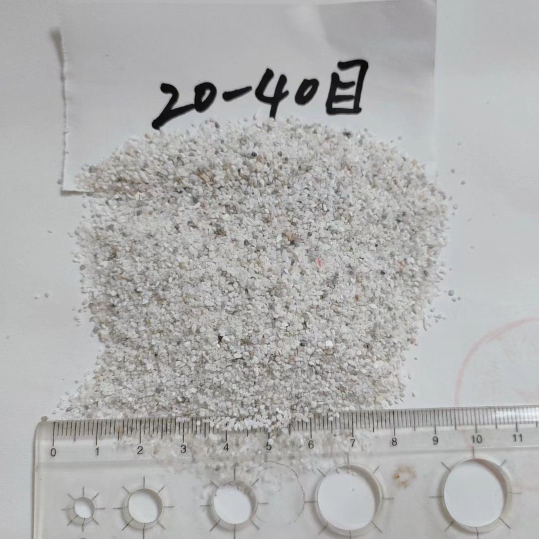 石英砂 钙砂 充草砂 建材 过滤 填充用砂景观砂吨包装