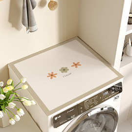 厂家批发现代简约桌面易清洗防滑垫子硅藻泥吸水速干洗衣机盖垫