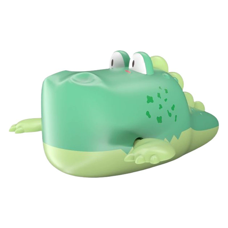Детская ванночка Мультфильм большая голова Крокодил Детские игрушки Заводной часовой механизм ванная комната плавание милые водные игрушки оптом