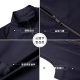 2024 new high-end brand vest men's spring new milk silk vest middle-aged and elderly business stand collar dad wear