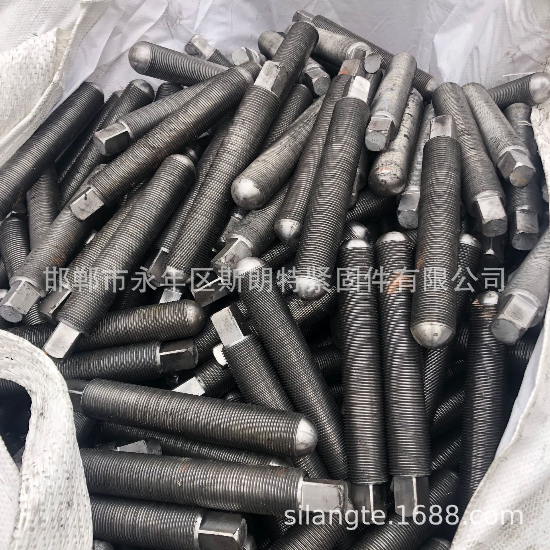 数控机床紧定美制1-14牙方头紧定螺钉DIN479 带垫螺栓 DIN 478