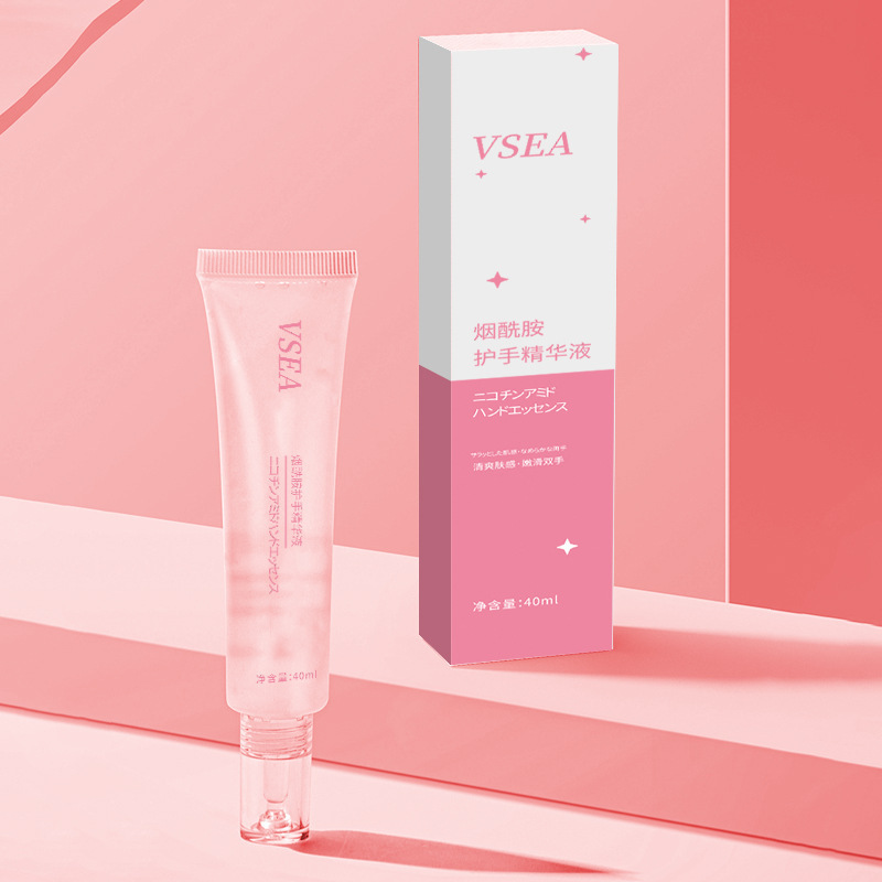 Nicotinamida Ácido hialurónico Serum de manos hidratante, antiagrietamiento, crema de manos para la piel, alta hidratación y antiarrugas