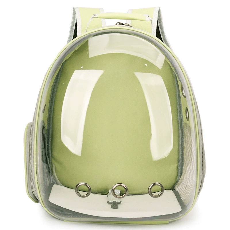 Handheld space backpack, transparent dome design, portable 0.98 kg