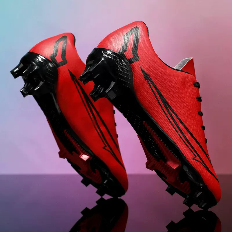新款长钉足球鞋男低帮碎钉成人青少年学生运动鞋训练足球鞋跨境