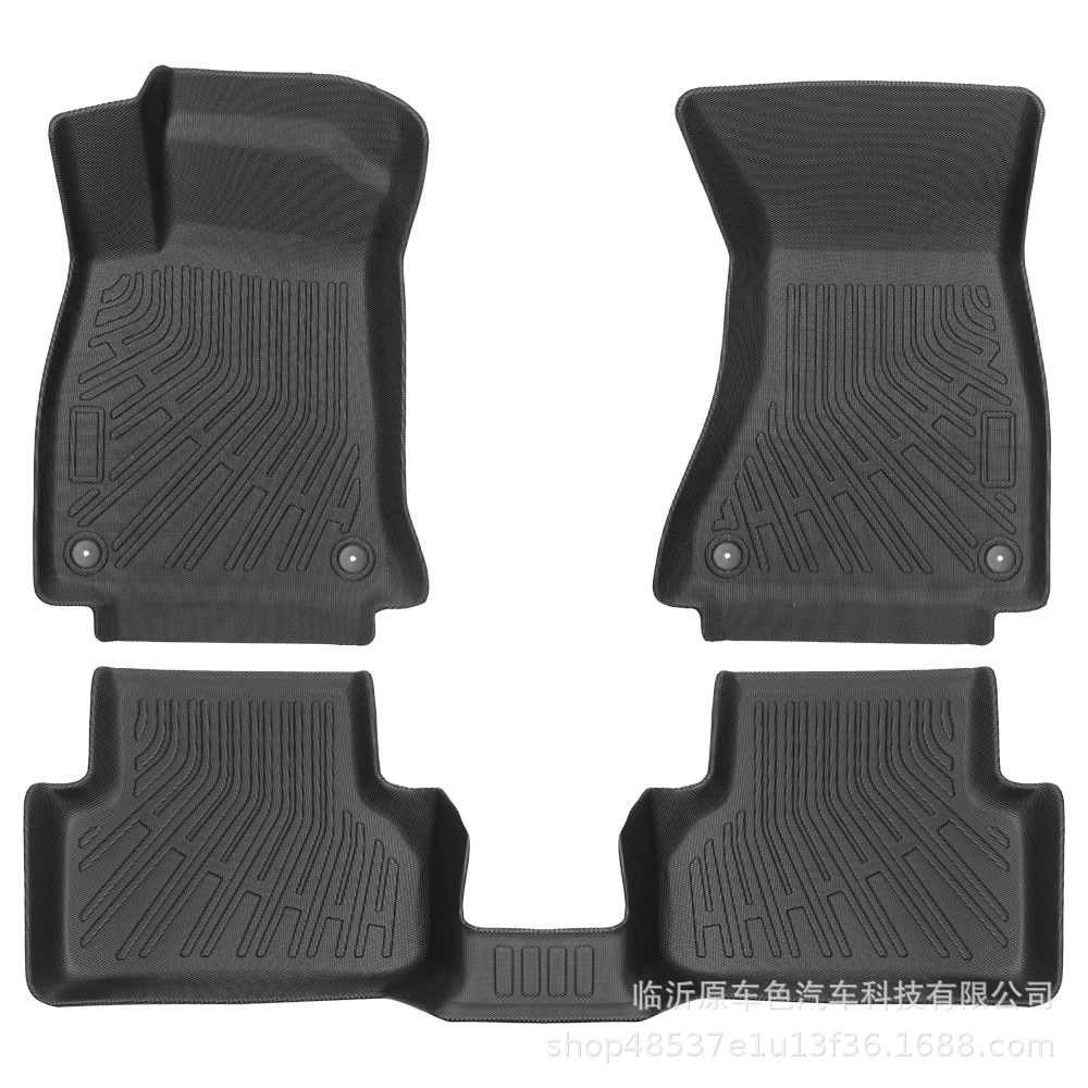 Aplicable para Audi A4 2017 - 2025 almohadillas de pie TPE 3D para todo el tiempo, almohadillas de maletero, almohadillas de colateral