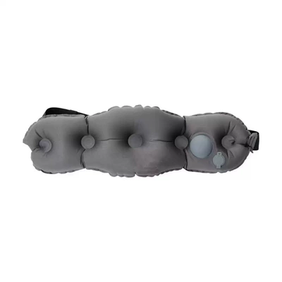 Waist support – press-inflatable lumbar cushion and pillow