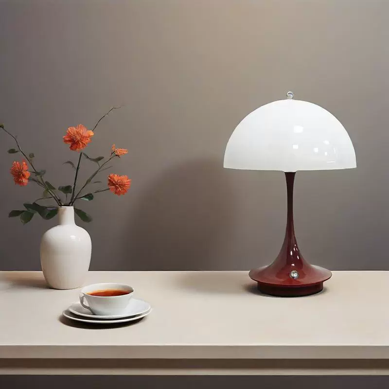 Популярный на Amazon перезаряжаемый ночник в форме гриба, настольная лампа для креативного ресторана, отеля, спальни, прикроватный сенсорный атмосферный светильник