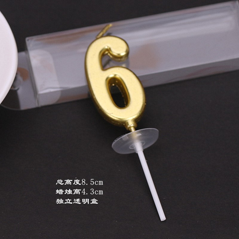 50 velas digitales de oro para el pastel de cumpleaños en caja independiente plata curva decoración de mesa de postres