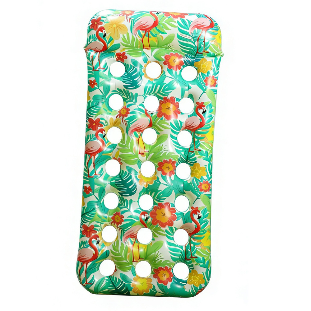 Inventario transfronterizo para aumentar el anillo de natación de flores flamencos con sequinilla, anillo de natación inflable para hombres y mujeres. image 31