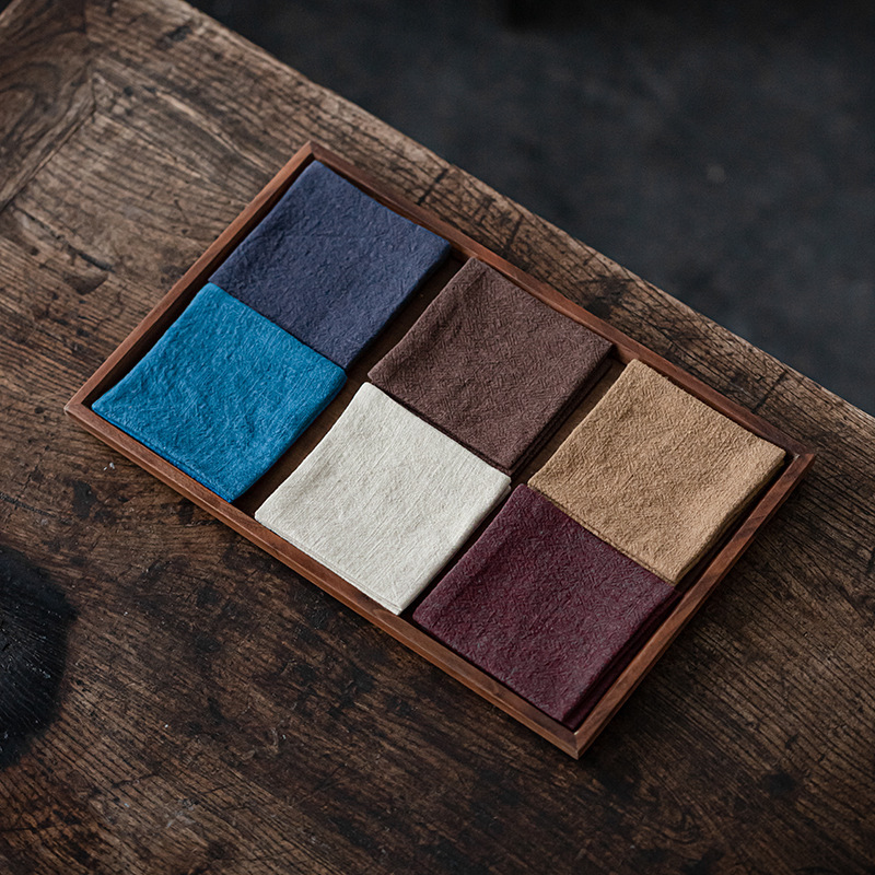 Zen Ramie Tea Towel Tea Table Absorbent Towel Tea Table Rag Kung Fu Tea Pot Mat Coaster Tea Set Accessories Pot Towel