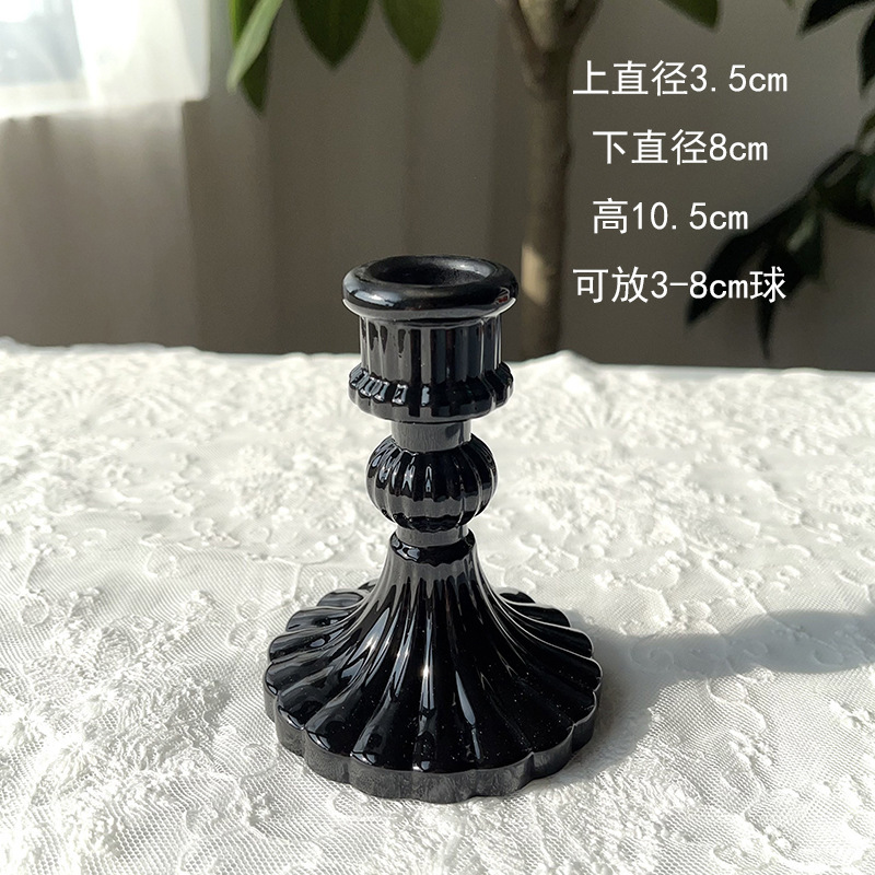 水晶球 底座底托球形底座玻璃烛台水晶球饰品摆件装饰底座球座|undefined