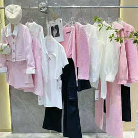 加末25秋简约大方潮流风衣外套撤柜女装直播实体店热销品牌走份