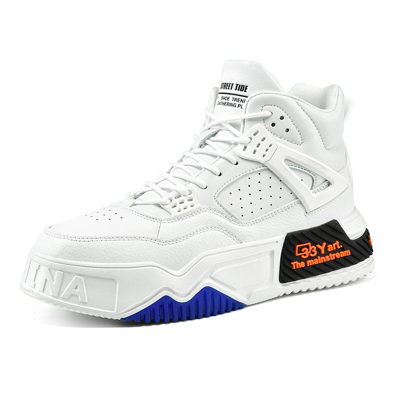 Basketball Shoes High-top Trendy Shoes Student War Boots Autumn and Winter Thick Sneakers Large Size Youth Sneakers AJ Sports Shoes Men's Shoes