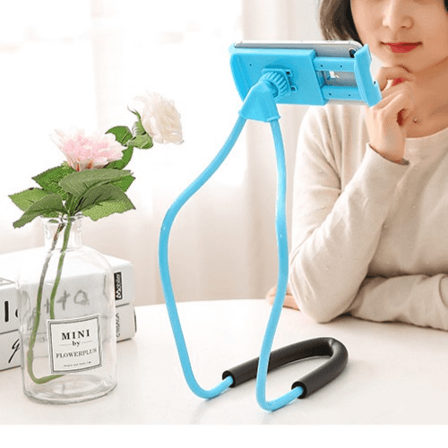 Soporte Colgante de Cuello para Celular de Plástico Multifuncional y Portátil para Cama y Escritorio