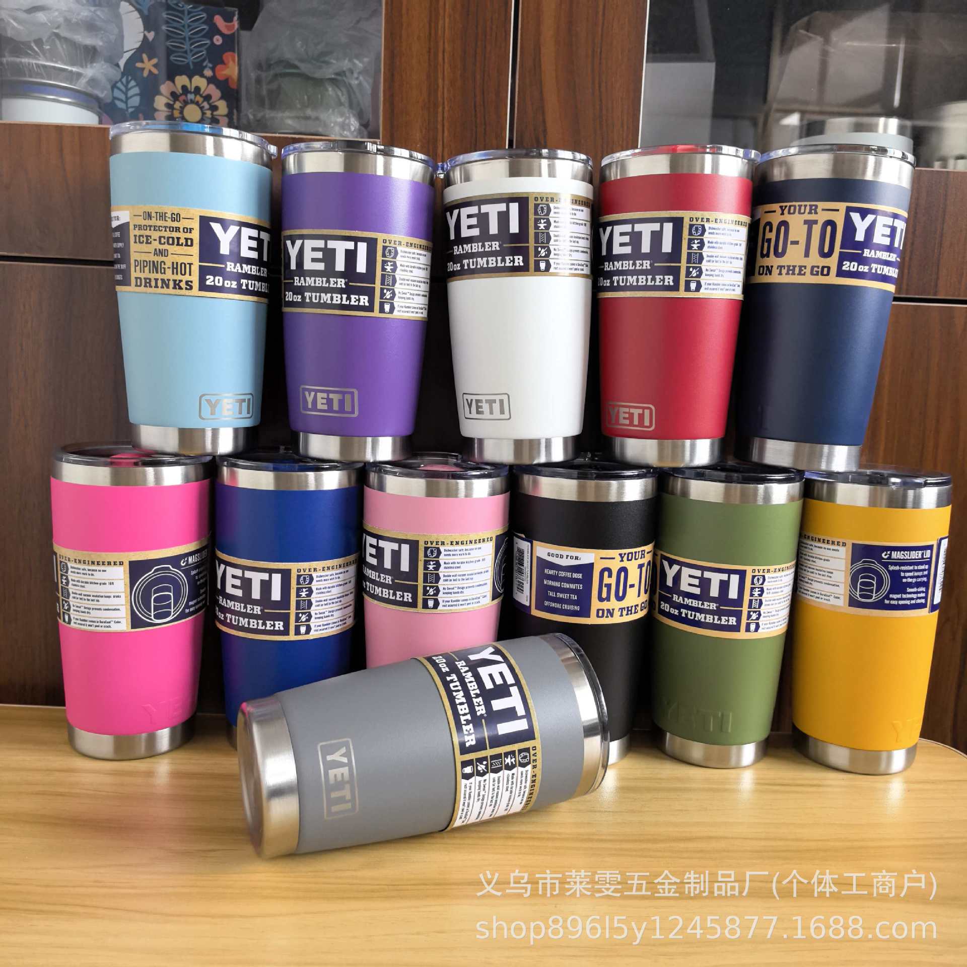 304 Stainless Steel Vacuum Ulated Cup Large Capacity Snowman Cup 20Ozyeti Car Cup Portable Cold Ice Cup