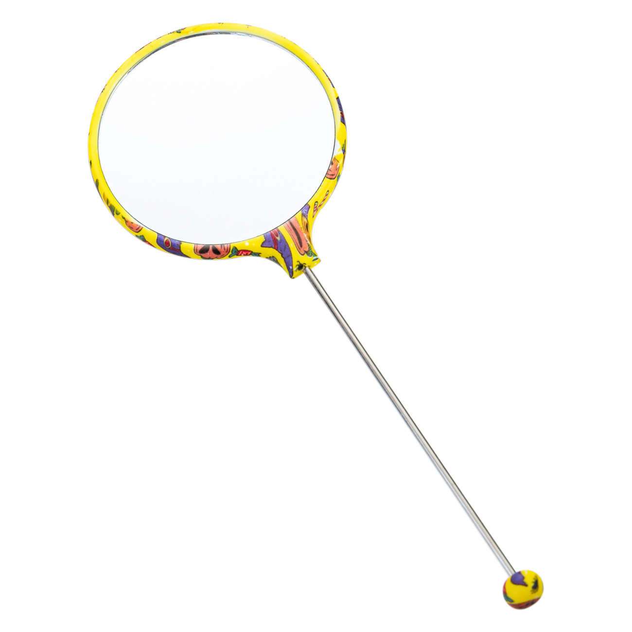 Espejo de mano multicolor DiDi Beaded Espejo de mano de alta definición portátil Espejo de mano nuevo patrón de Navidad y Halloween Espejo pequeño