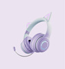 Headphones, wireless microphone suitable for games, bluetooth, gradient, internet celebrity