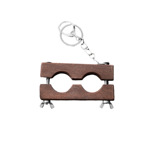 BDSM情趣实木拇指夹脚指铐另类个性钥匙扣创意挂饰成人用品源头厂