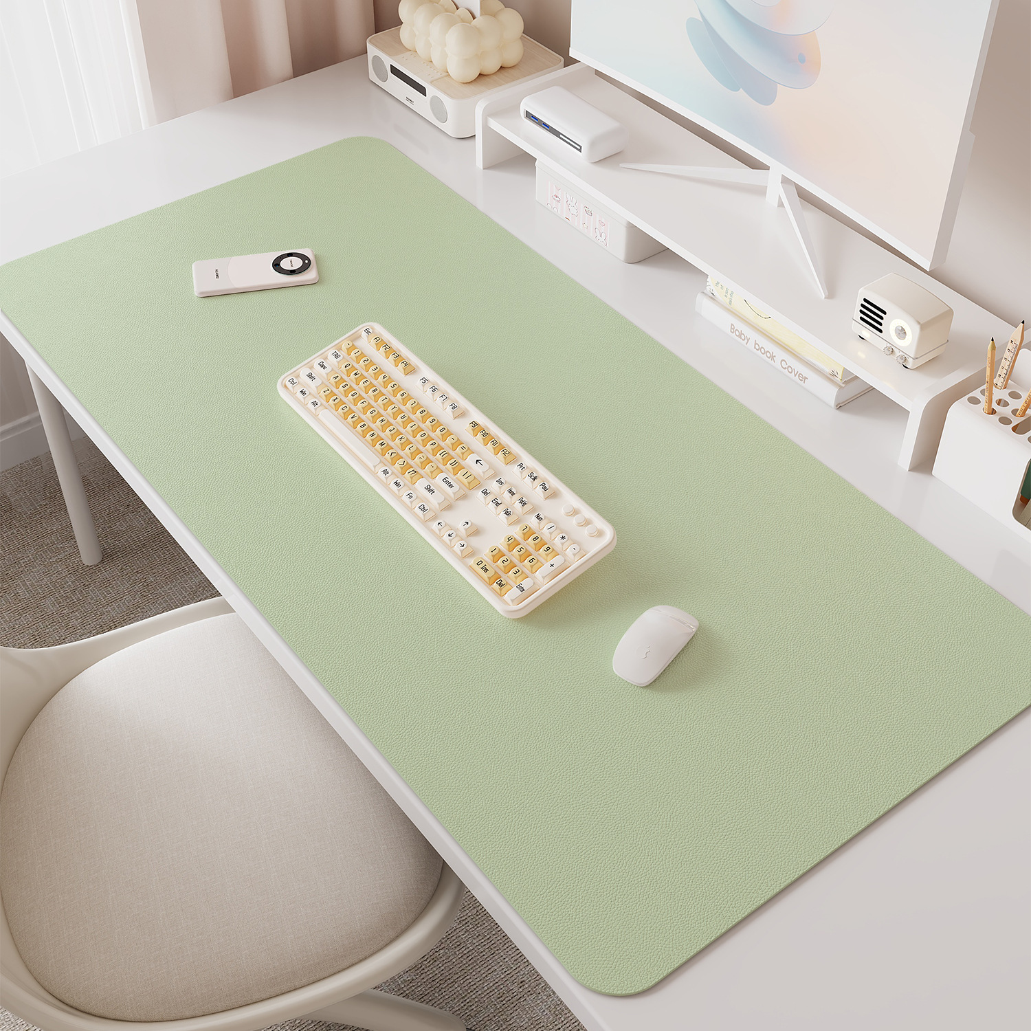 Solid color light green / 40*60cm