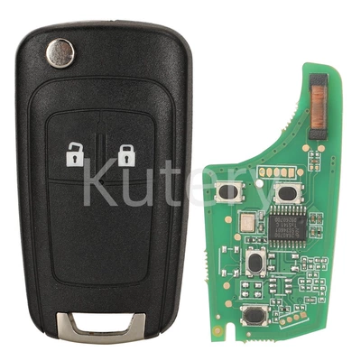 Suitable for Chevrolet Opel Buick Semi-Smart Remote Control Car Key 315 Frequency 433 Frequency Id46 Chip (Car Keys) - 315mhz-no-pit-on-the-back-plane-2-keys