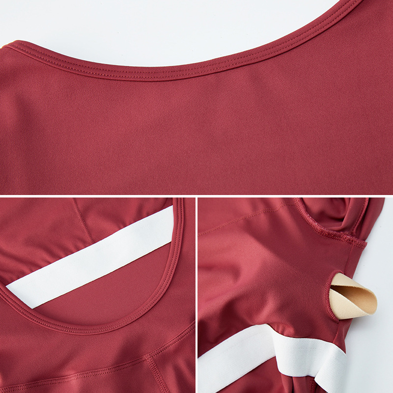 Traje de yoga de una pieza de manga larga de nuevo estilo transfronterizo, vestido de una pieza ajustado deportivo de belleza sexy femenina