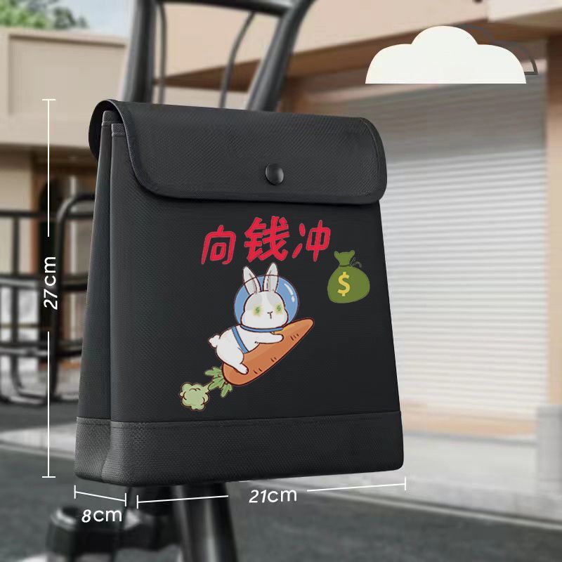 バッテリーカー、電気自動車吊り下げ収納袋、吊り下げフロントバッグ、電車バッグ、自転車多機能防水|undefined