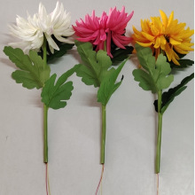 太阳能菊花灯 源头工厂led菊花灯地插半成品菊花花朵菊花叶片枝干