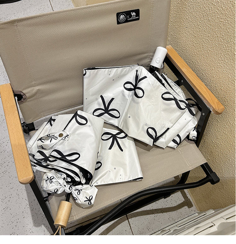 341g Weight Umbrella Home Textiles & Decor Type 50 Quantity Daily Occasion Bumping cloth, fiber, Steel Material Bow Knot Pattern All Seasons Season Simple Style Style Simple Style Bow Knot Bumping Cloth Fiber Steel Umbrella 8