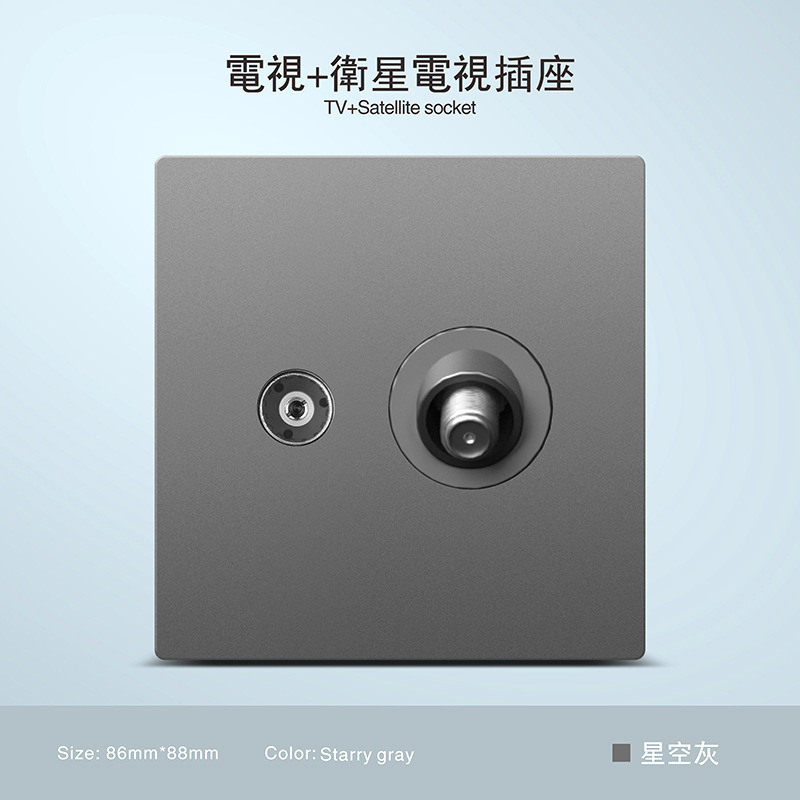 Inglés ultra delgada piel gris 250V pared escondida toma de corriente 13A Hong Kong Macao puerto con interruptor de oferta transfronteriza image 43