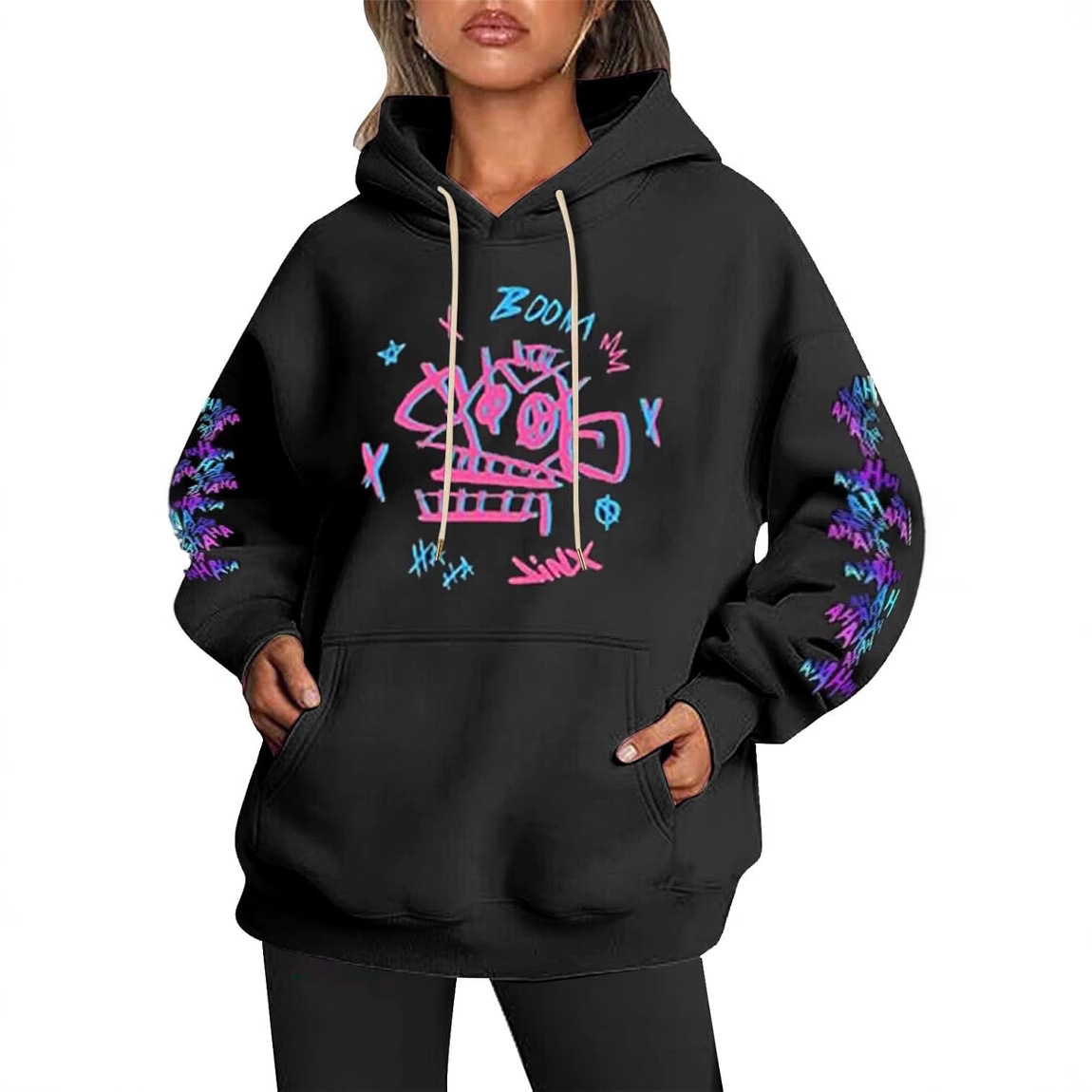 Sudadera transfronteriza AliExpress Arcane jinx Hoodie Novelty Graphic Long Sleeve