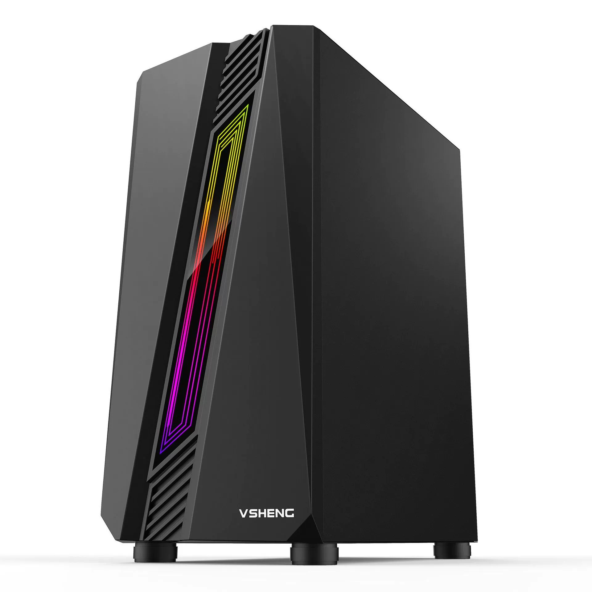 Светящийся коврик по мату, панорамная боковая прозрачная настольная RGB подсветка для киберспортивной рамы поддерживает 120 водяной охлаждения корпус компьютера