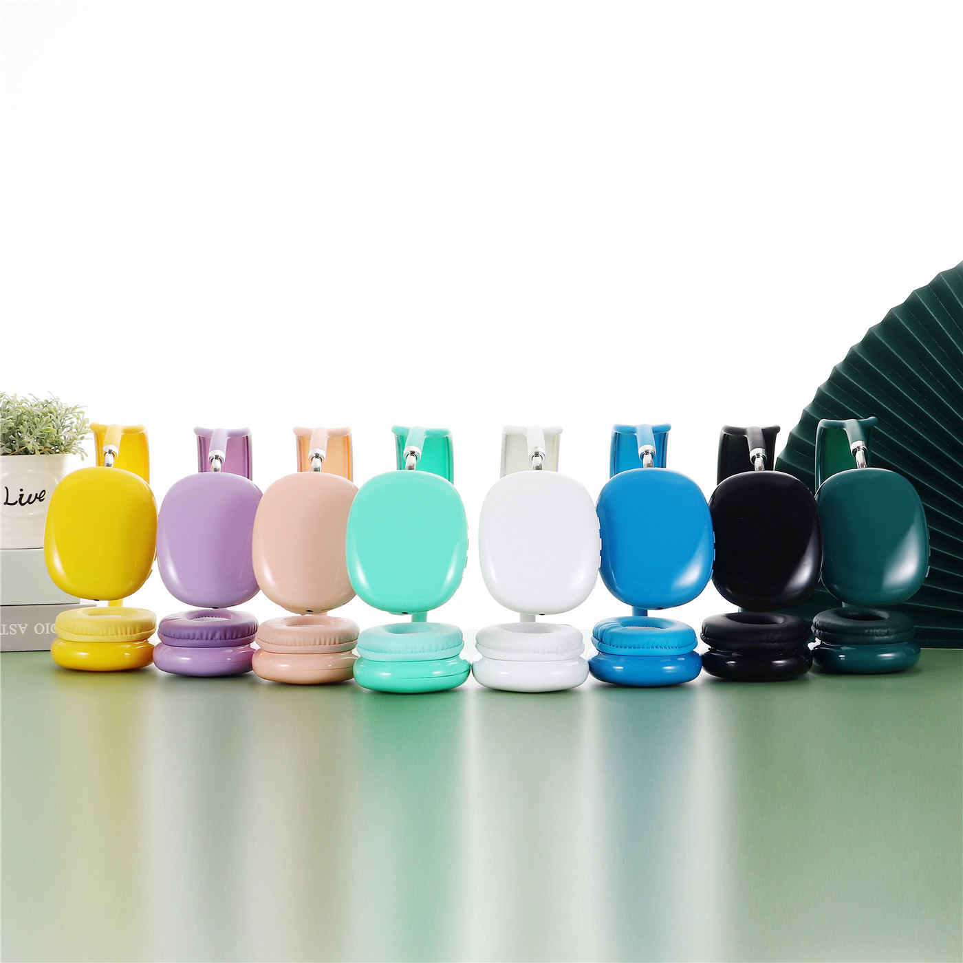 Transfronterizo exclusivo para fabricantes nuevo A11 colorido lindo estéreo tarjeta plegable juego de música auriculares