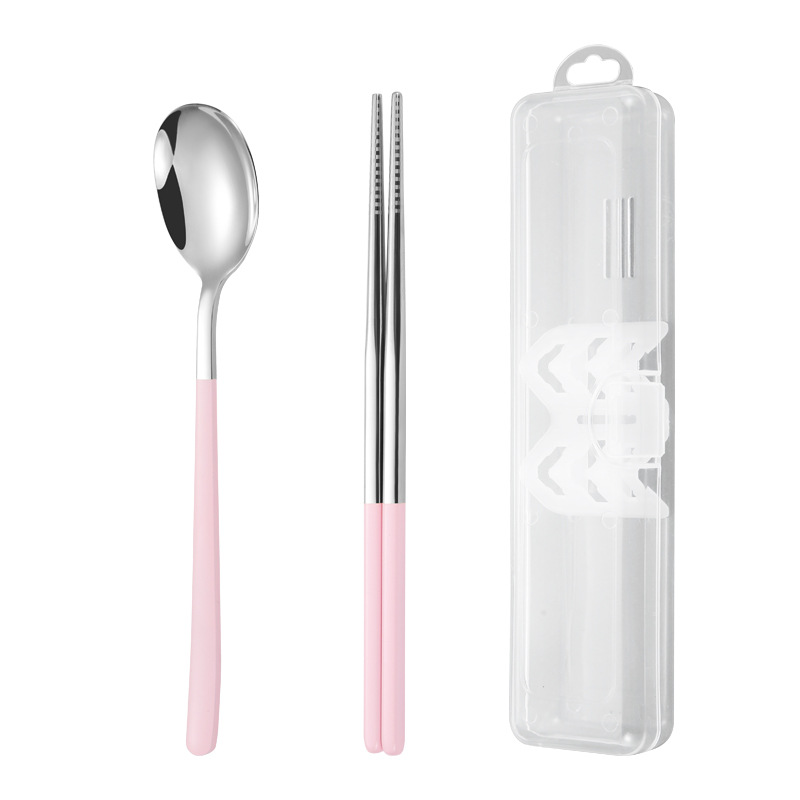 바비 파우더 스푼 젓가락 2 종 세트
