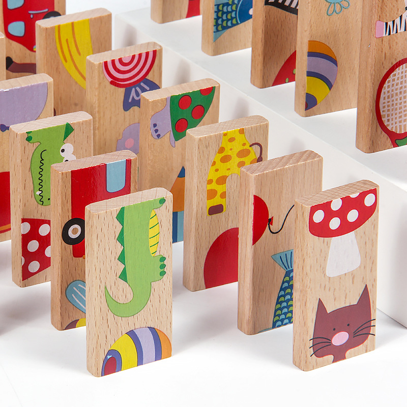 Domino Animal 28 piezas puzzle