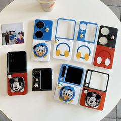 漫画ミッキーとドナルドダックの磁気吸着携帯電話ケースは、Huawei PuraX、Samsung 7、Honor、Xiaomi 80% offに適しています。