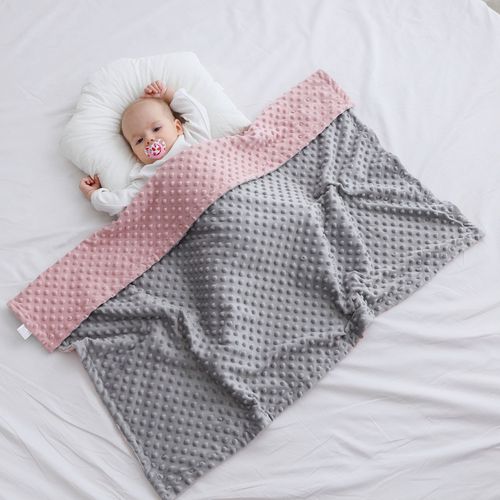 Spring and Autumn Soothing Beanie Blanket Newborn Baby Blanket Kindergarten Nap Air Conditioning Blanket Children's Small Quilt