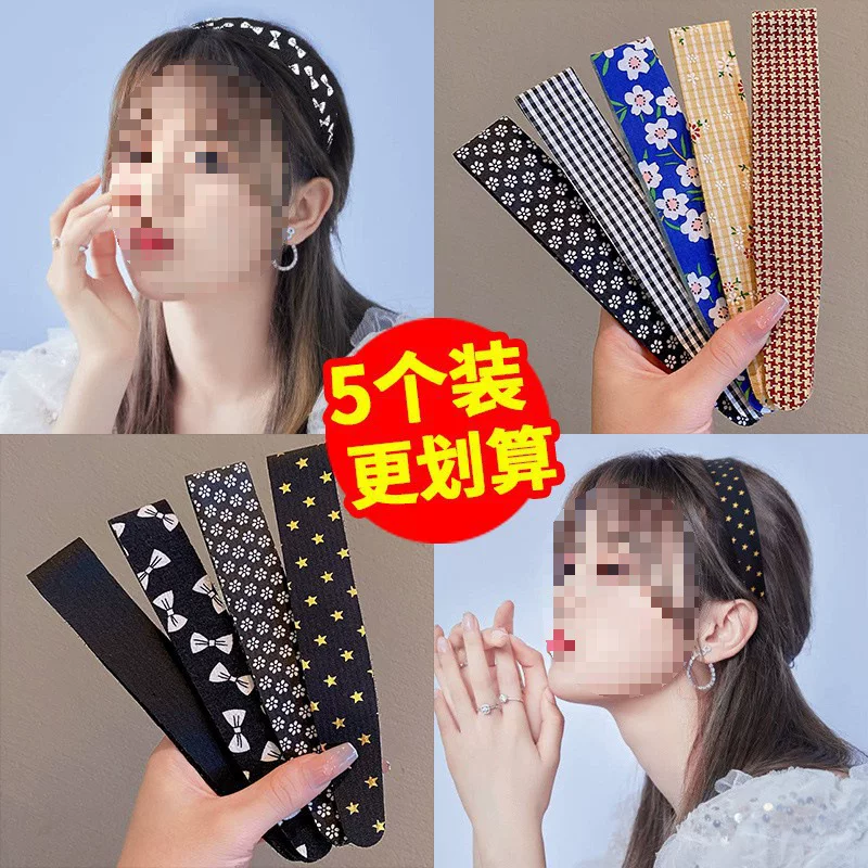 Headband with velcro, children's long bangs