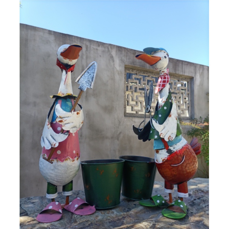 슬리퍼 오리 세트 2 착용