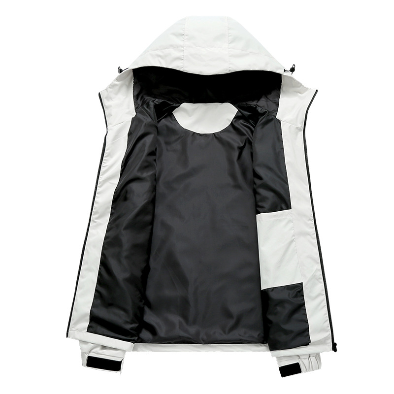 Montaña al aire libre a prueba de viento impermeable abrigo de vestir de asalto moda masculina primavera y otoño americano función de montaña chaqueta de trabajo