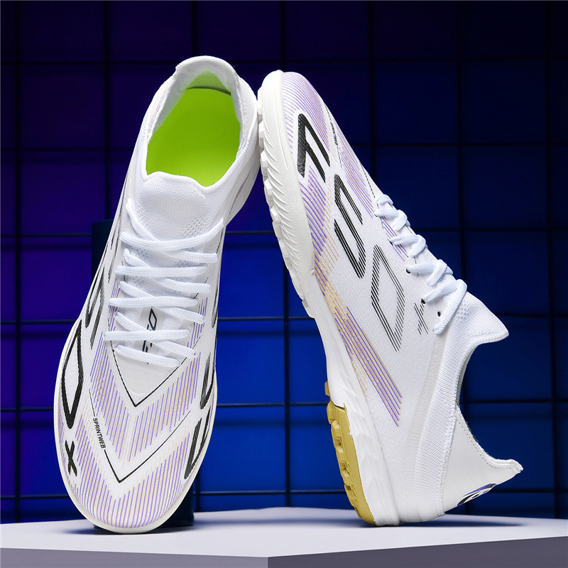 Zapatos de Fútbol con Tacos de KPU y TPU Transpirables para Césped Natural y Artificial
