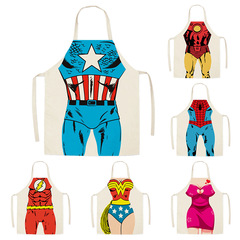 Cross-border AliExpress Creative Apron Universal Waterproof Series Cartoon Universal Apron Manufacturer Wholesale Apron
