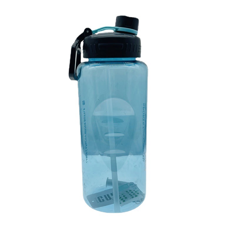 Xinbidecheng artificial taza de agua portátil taza de plástico Super gran capacidad taza de paja simple gran hervidor deportivo