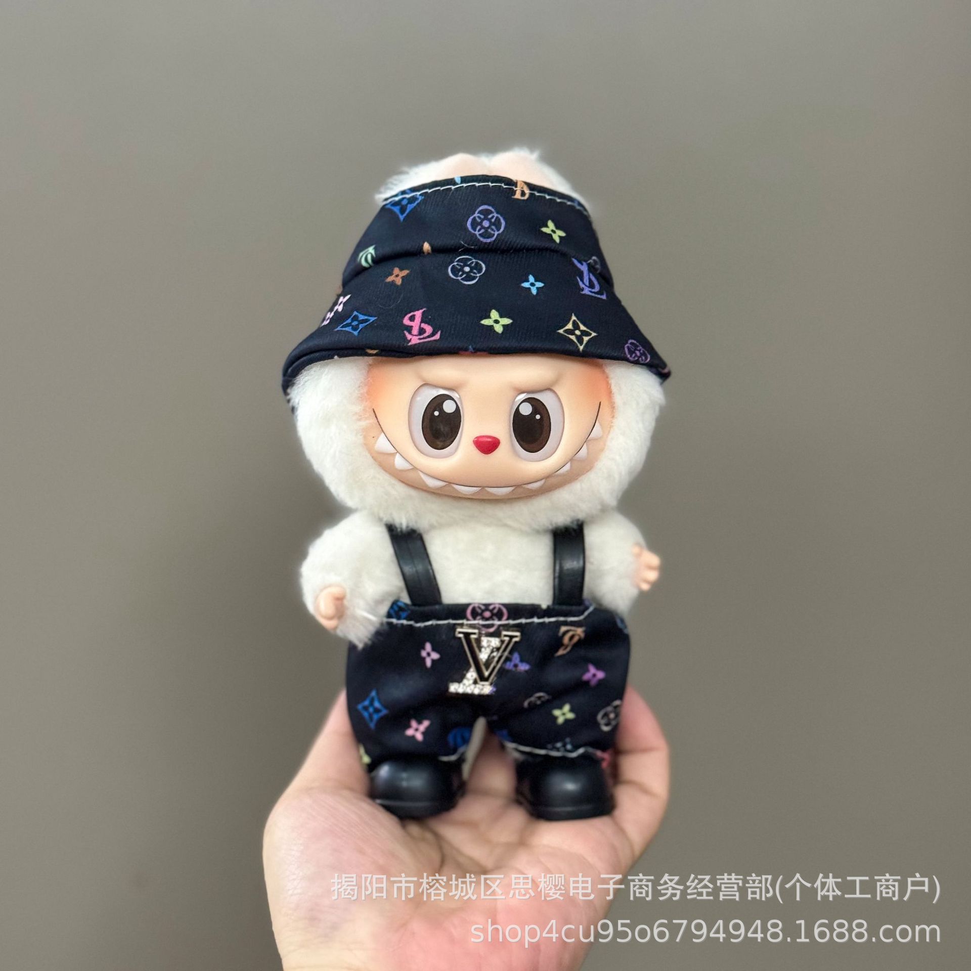 Ropa exclusiva para muñeco Labubu – prendas de peluche 17 cm, falda y traje para primera y segunda generación