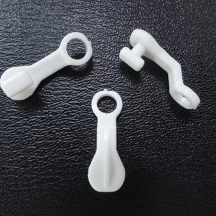 Curtain Hook Plastic Hook S Hook White Draw Hook Window Track Hook Accessories Attached Single Hook