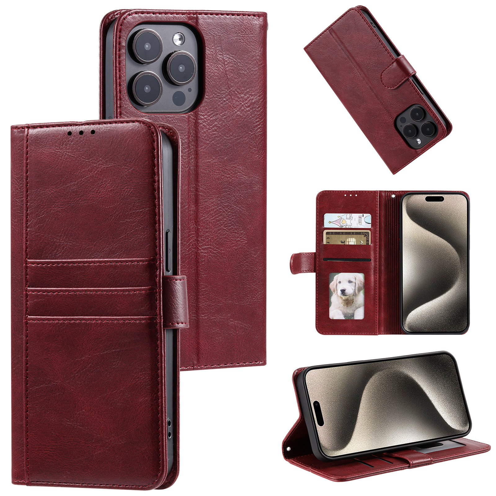 Flip Phone Case For Iphone 15 And Samsung Galaxy S24 Ultra_voghion.com